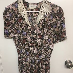 Vintage floral dress